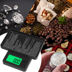 Diyife Mini Scales, [1000g/0.01g] Small Pocket Scales, High Precision Portable Weighing Scales with Cover, Fast Read with Back-Lit LCD Display, for Jewellery Gold Coffee Coin Herb Lab