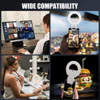 Diyife 360° Rotation Selfie Ring Light