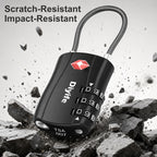 Diyife TSA Combination Padlock, 3 Digit Luggage Lock, Travel Lock for Suitcase, Backpack, Locker, Briefcase