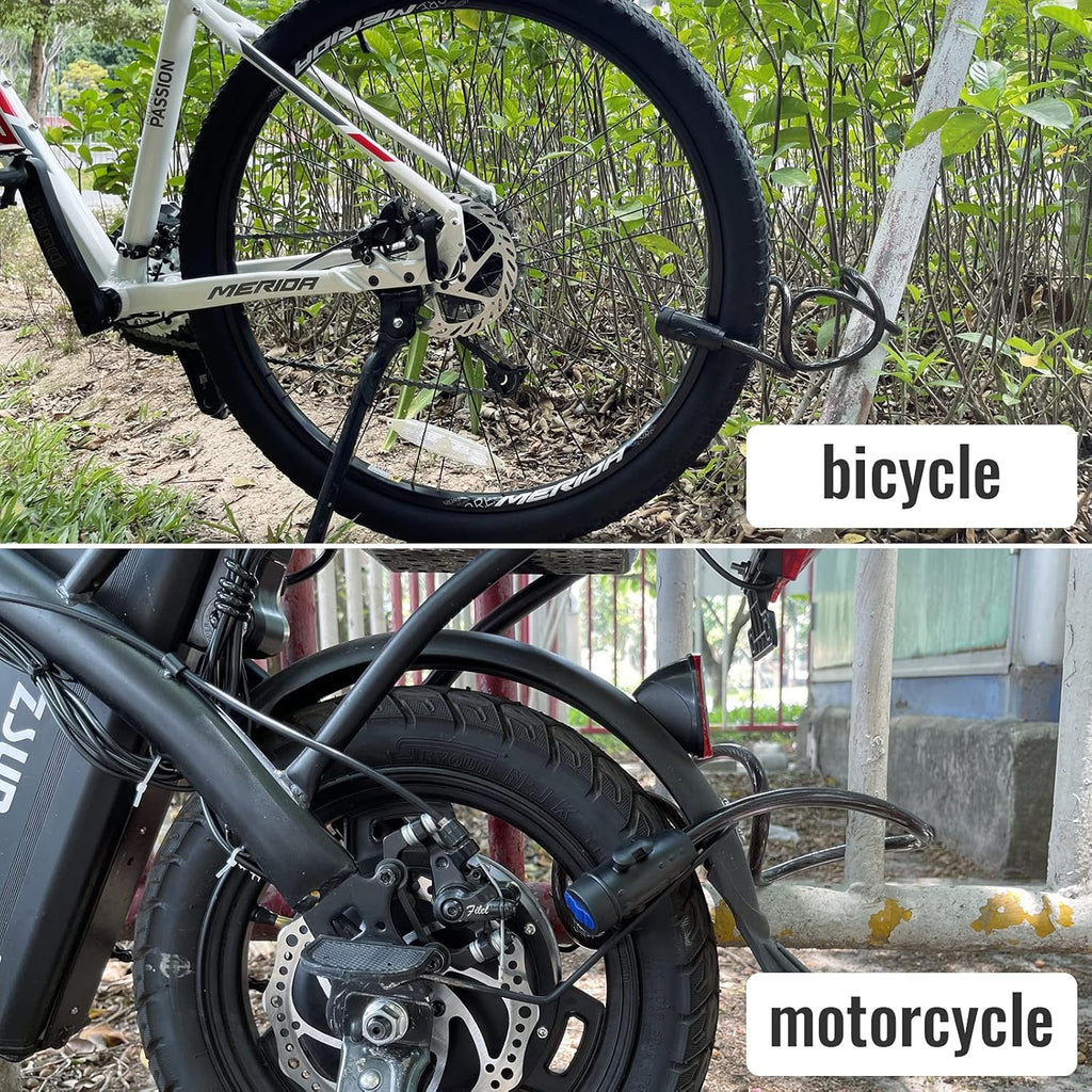 [4ft/1.2m] Diyife Bike Cable Locks with 2 Keys