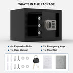Diyife 22.6L Waterproof Safe Box with Dual-Way Opening for Home, Hotel & Office