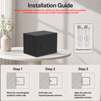 Small Safe Box for Home, Diyife 0.22 Cu Ft Money Safe Security Lock Box