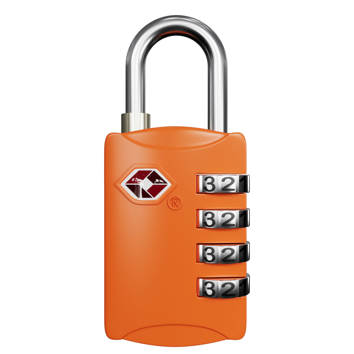 Diyife TSA Combination Padlock, 4 Digit Luggage Lock, Black, for Suitcase, Travel Bag, Gym Locker