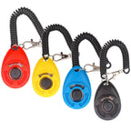 Dog Clickers, [2 PCS] Diyife Dog Training Clickers with Wrist Strap Lightweight, Pet Behavioral Training Tools for Puppy, Cats, Birds, Hamsters, for Pet Lovers (Green&Pink)