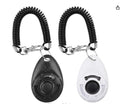 Dog Clickers, [2 PCS] Diyife Dog Training Clickers with Wrist Strap Lightweight, Pet Behavioral Training Tools for Puppy, Cats, Birds, Hamsters, for Pet Lovers (Black&White)