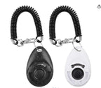 Dog Clickers, [2 PCS] Diyife Dog Training Clickers with Wrist Strap Lightweight, Pet Behavioral Training Tools for Puppy, Cats, Birds, Hamsters, for Pet Lovers (Black&White)